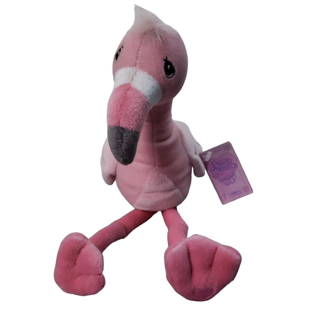 Vintage 90s Precious Moments Tender Tails Flamingo & Cardinal Plush Toys EUC - Picture 8 of 13